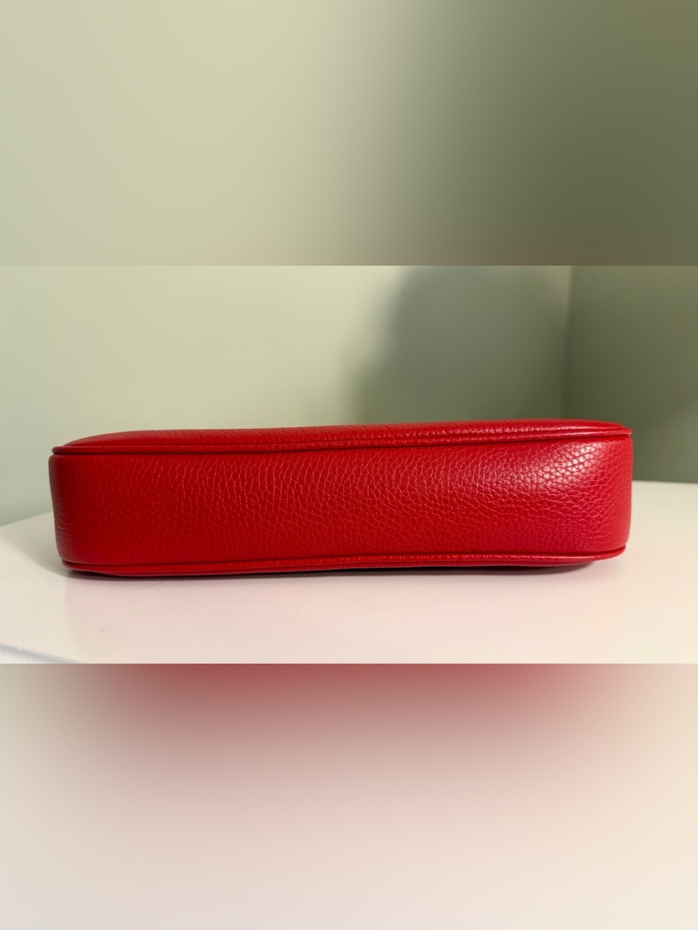 Authentic Gucci Red Soho Leather Shoulder Bag- ❤️*Pristine New Condition*❤️ - Picture 5 of 14